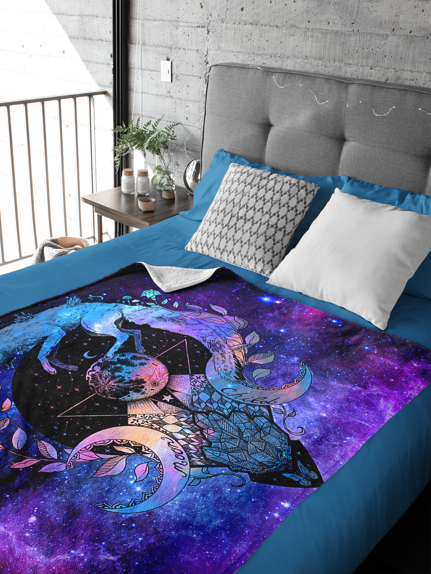 Wolf From Moon Blanket VIP